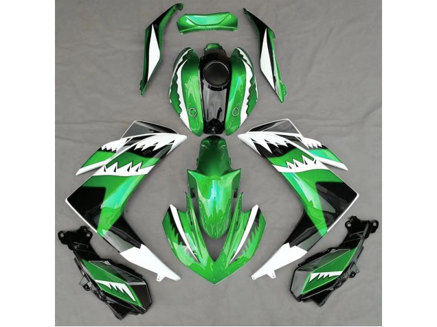 Green Shark 2015-2018 Yamaha R3 Motorcycle Fairings