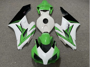 Green White and Black Gloss 2004-2005 Honda CBR1000RR Motorcycle Fairings