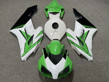 Green White and Black Gloss 2004-2005 Honda CBR1000RR Motorcycle Fairings