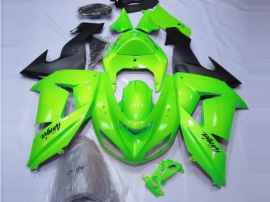 Lime Green 2006-2007 Kawasaki ZX10R Motorcycle Fairings