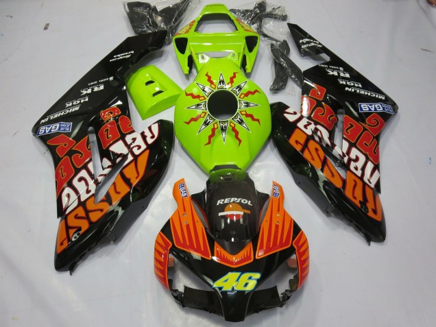 Lime Rossi 2004-2005 Honda CBR1000RR Motorcycle Fairings