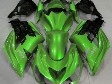 Liquid Green 2012-2019 Kawasaki ZX14R Motorcycle Fairings