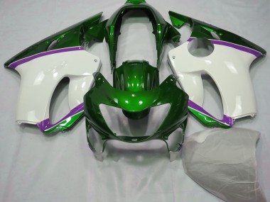 Lizard Green and Purple 1999-2000 Honda CBR600 F4 Motorcycle Fairings