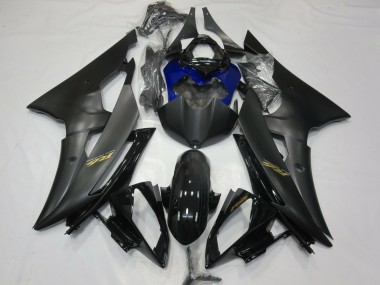 Matte and Blue 2008-2016 Yamaha R6 Motorcycle Fairings