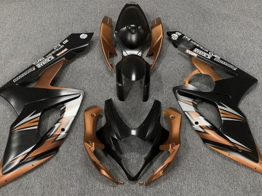 Matte Black and Bronze 2005-2006 Suzuki GSXR 1000 Motorcycle Fairings