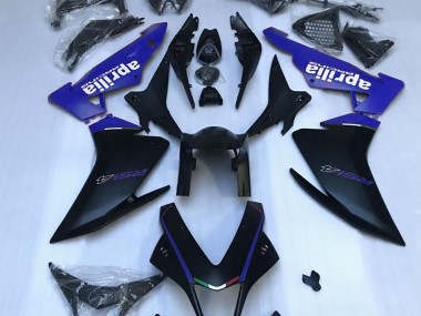 Matte Black & Blue 2010-2015 Aprilia RSV4 1000 Motorcycle Fairings