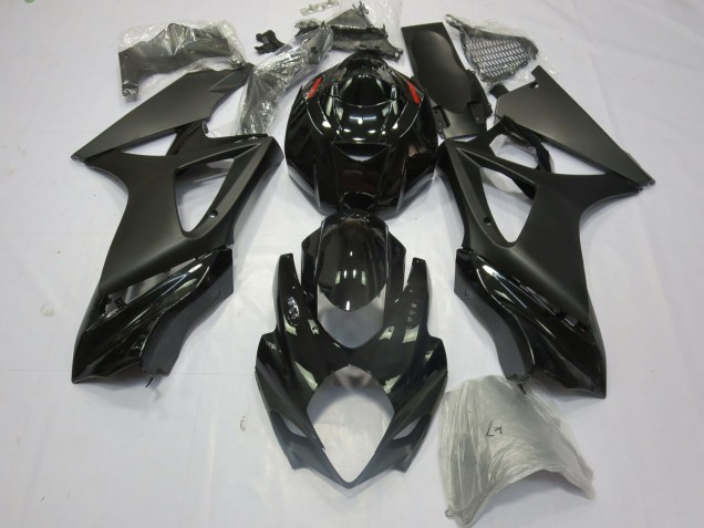 Matte Black Gloss 2007-2008 Suzuki GSXR 1000 Motorcycle Fairings