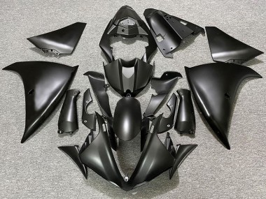 Matte Black & Gold 2009-2012 Yamaha R1 Motorcycle Fairings