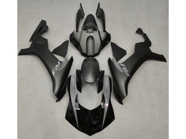 Matte Black & Gray 2015-2019 Yamaha R1 Motorcycle Fairings