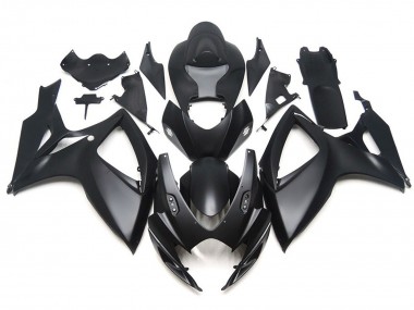 Matte Black OEM Custom Style 2006-2007 Suzuki GSXR 600-750 Motorcycle Fairings