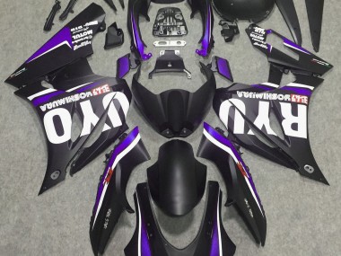 Matte Black & Purple 2017-2019 Suzuki GSXR 1000 Motorcycle Fairings