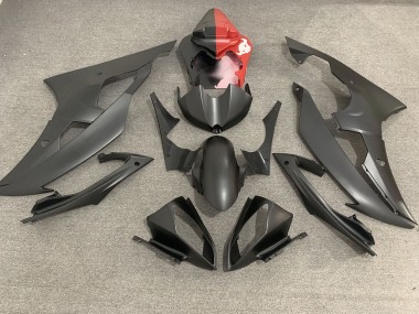 Matte Black & Red 2008-2016 Yamaha R6 Motorcycle Fairings