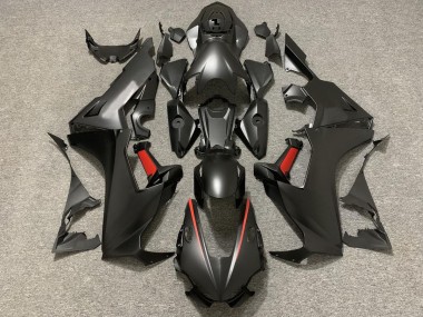 Matte Black & Red 2017-2019 Honda CBR1000RR Motorcycle Fairings