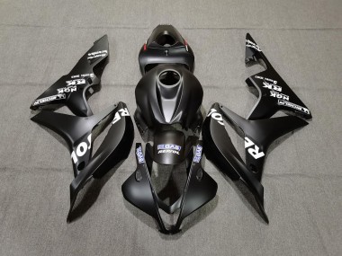 Matte Black Repsol 2007-2008 Honda CBR600RR Motorcycle Fairings