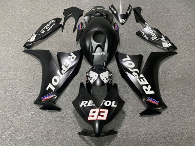 Matte Black Repsol 2012-2016 Honda CBR1000RR Motorcycle Fairings