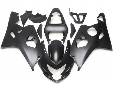 Matte Black Style 2004-2005 Suzuki GSXR 600-750 Motorcycle Fairings