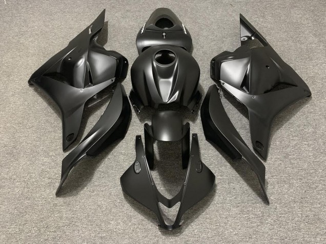 Matte Black w Decals 2009-2012 Honda CBR600RR Motorcycle Fairings