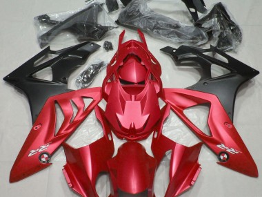 Matte Bright Red 2009-2018 BMW S1000RR Motorcycle Fairings