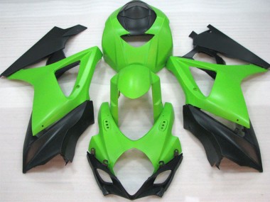 Matte Green 2007-2008 Suzuki GSXR 1000 Motorcycle Fairings