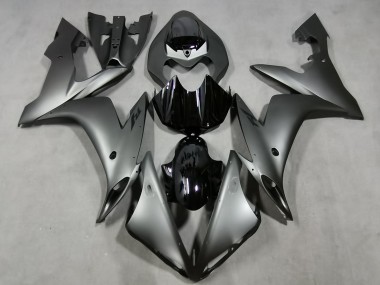 Matte Grey & Gloss Black 2004-2006 Yamaha R1 Motorcycle Fairings