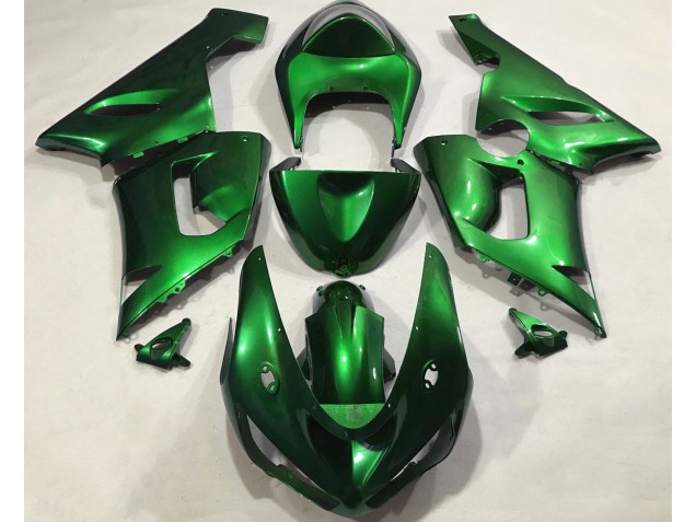 Metallic Green 2005-2006 Kawasaki ZX6R Motorcycle Fairings