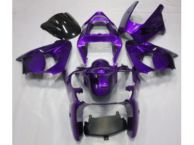 Metallic Purple 2000-2002 Kawasaki ZX6R Motorcycle Fairings