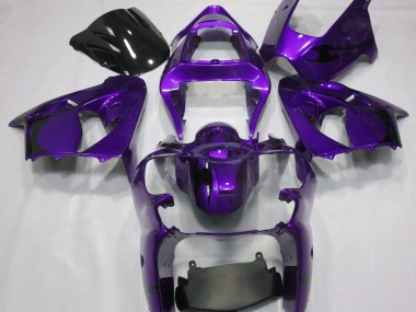 Metallic Purple 2000-2002 Kawasaki ZX6R Motorcycle Fairings