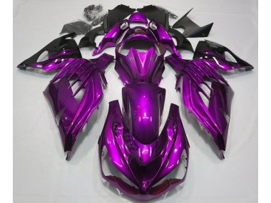 Mood Purple Gloss 2012-2019 Kawasaki ZX14R Motorcycle Fairings