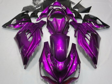 Mood Purple Gloss 2012-2019 Kawasaki ZX14R Motorcycle Fairings