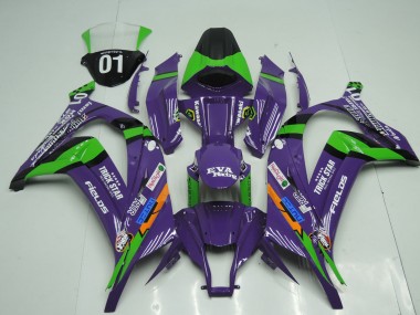 OEM Style Purple 2011-2015 Kawasaki ZX10R Motorcycle Fairings