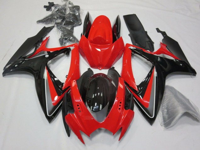 OEM Style Red 2006-2007 Suzuki GSXR 600-750 Motorcycle Fairings