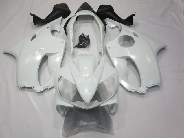 Pearl White 2004-2007 Honda CBR600 F4i Motorcycle Fairings