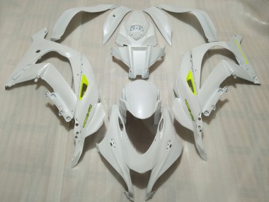 Pearl White 2016-2019 Kawasaki ZX10R Motorcycle Fairings