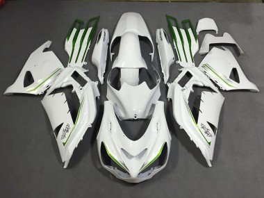 Pearl White Custom 2012-2019 Kawasaki ZX14R Motorcycle Fairings