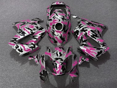 Pink Camo 2002-2012 Honda VFR800 Motorcycle Fairings