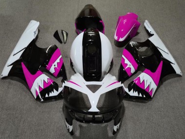 Pink Shark 2002-2005 Kawasaki ZX12R Motorcycle Fairings