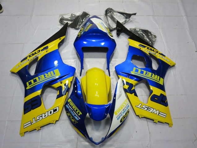 Pirelli 2003-2004 Suzuki GSXR 1000 Motorcycle Fairings