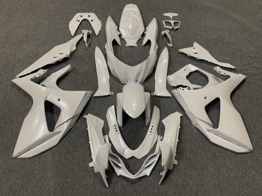 Plain Gloss White 2009-2016 Suzuki GSXR 1000 Motorcycle Fairings