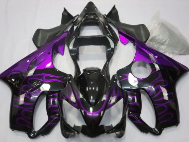 Purple Flame 2001-2003 Honda CBR600 F4i Motorcycle Fairings