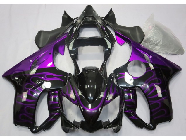 Purple Flame 2001-2003 Honda CBR600 F4i Motorcycle Fairings