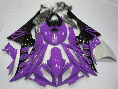 Purple Flame Style 2008-2016 Yamaha R6 Motorcycle Fairings