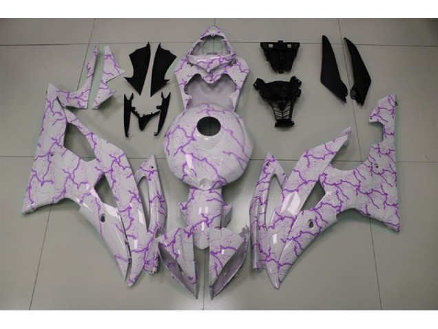 Purple Lighting 2008-2016 Yamaha R6 Motorcycle Fairings