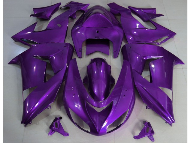 Purple Plain 2006-2007 Kawasaki ZX10R Motorcycle Fairings