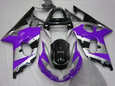 Purple Silver OEM Style 2000-2002 Suzuki GSXR 1000 Motorcycle Fairings