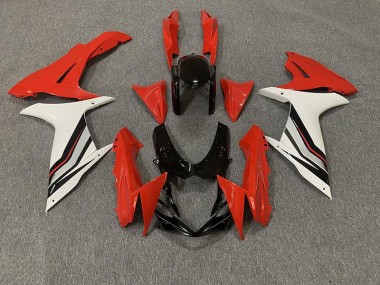 Red and Gloss White Style 2011-2020 Suzuki GSXR 600-750 Motorcycle Fairings