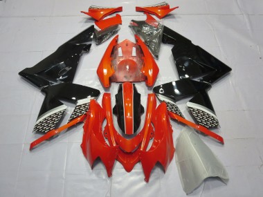 Red Black 2004-2005 Kawasaki ZX10R Motorcycle Fairings