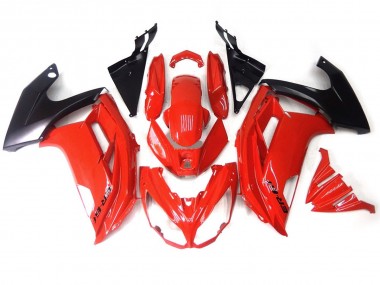 Red Black 2012-2016 Kawasaki Ninja 650R Motorcycle Fairings