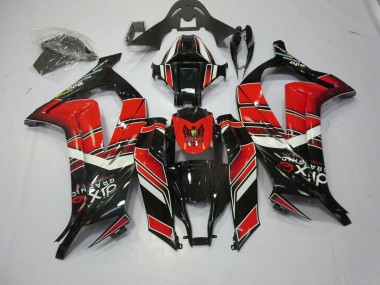 Red Black Special 2011-2015 Kawasaki ZX10R Motorcycle Fairings