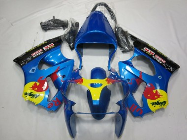 Red Bull 2000-2002 Kawasaki ZX6R Motorcycle Fairings