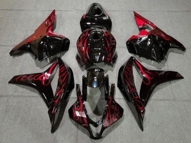 Red Flame 2009-2012 Honda CBR600RR Motorcycle Fairings